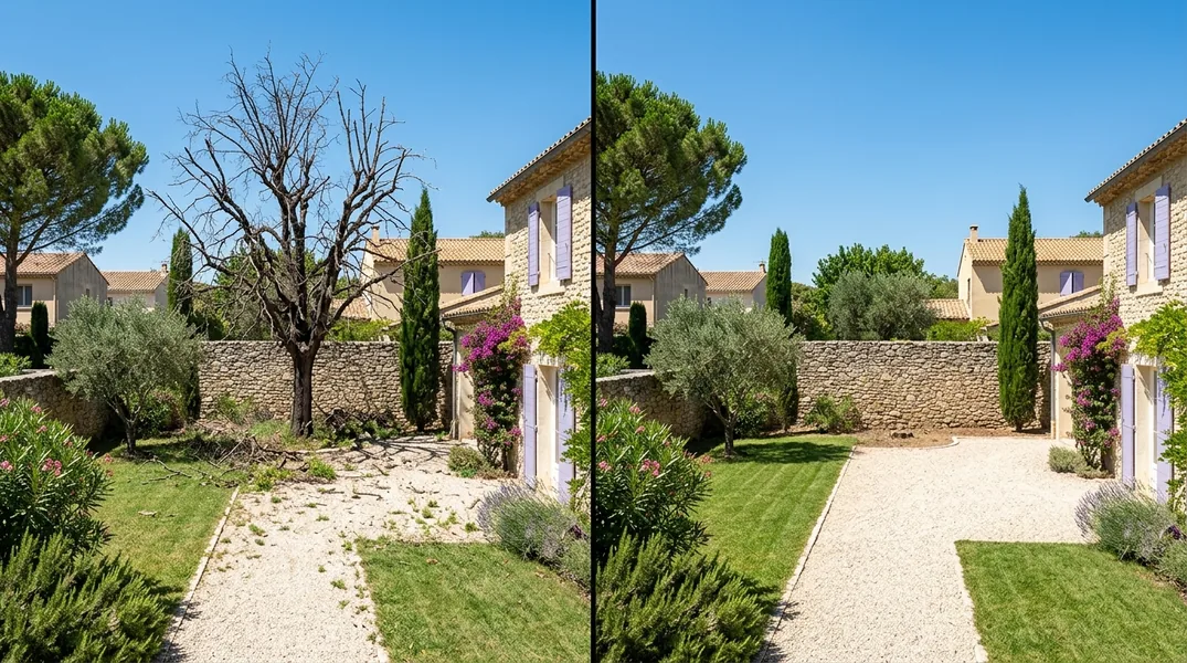 Élagage après le mistral à Nîmes : pourquoi le vent fragilise les arbres en garrigue