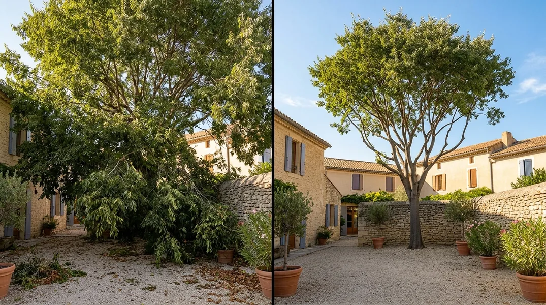 Résultat élagage à Nîmes — Elagage Nîmes